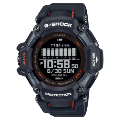 OROLOGIO UOMO MULTIFUNZIONE CON BLUETOOTH E CONTAPASSI E GPS CASIO G-SHOCK GBD-H2000-1AER
